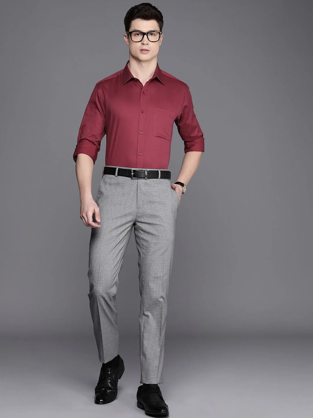 Raymond Slim Fit Pure Cotton Formal Shirt - Image 6