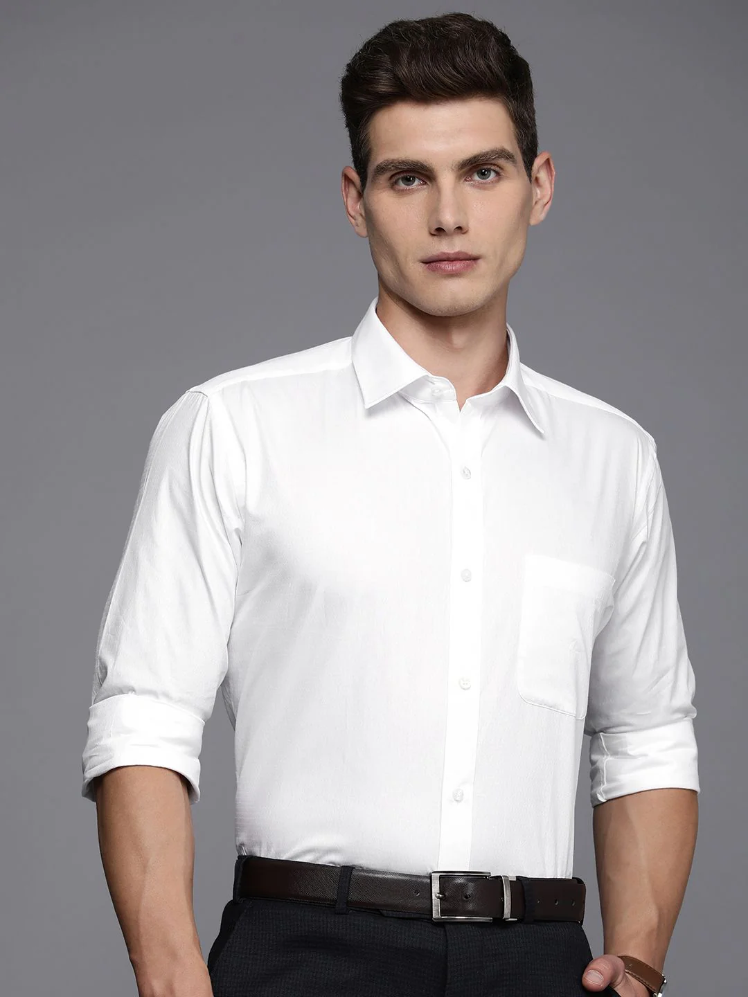 Raymond Slim Fit Pure Cotton Formal Shirt - Image 5