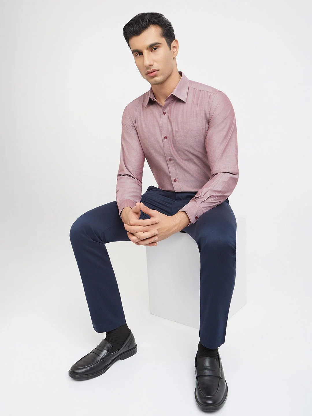 Raymond Slim Fit Pure Cotton Formal Shirt - Image 6