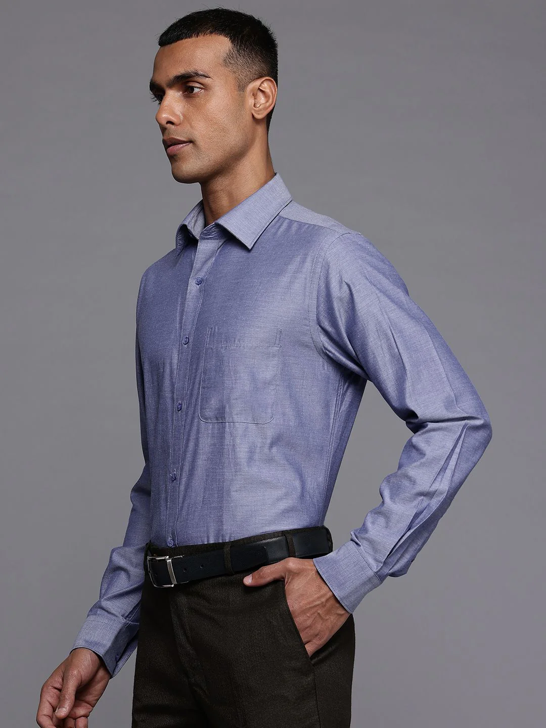 Raymond Slim Fit Pure Cotton Formal Shirt - Image 5