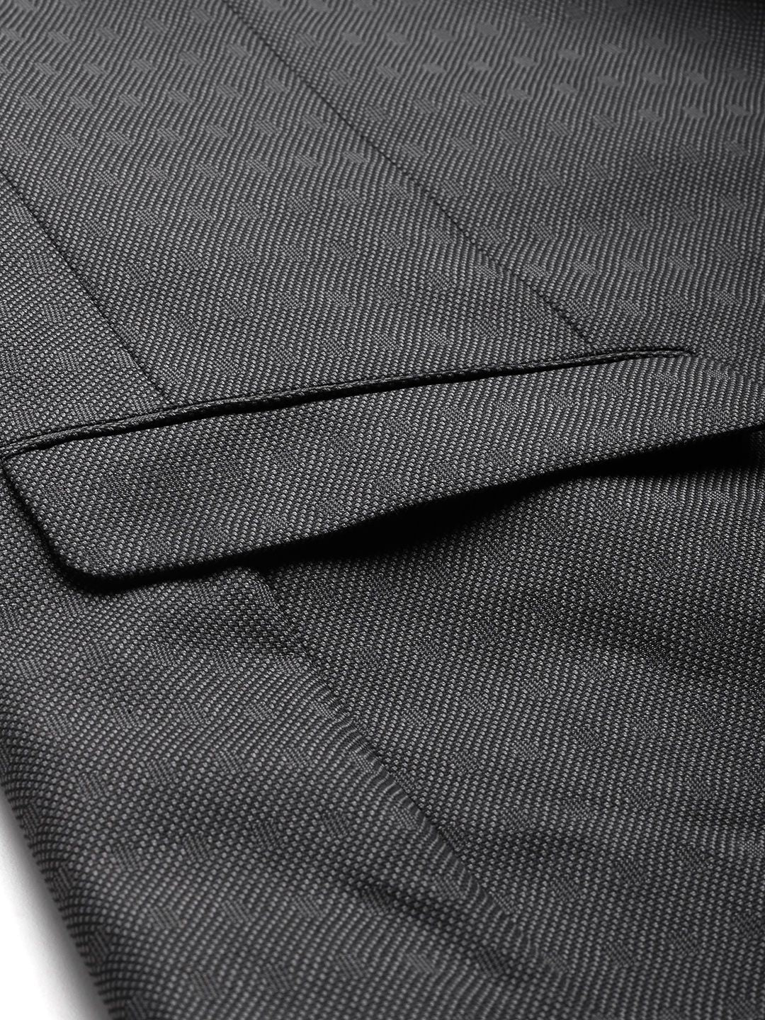 Raymond Textured Regular Fit Single-Breasted Formal Blazer - Image 6