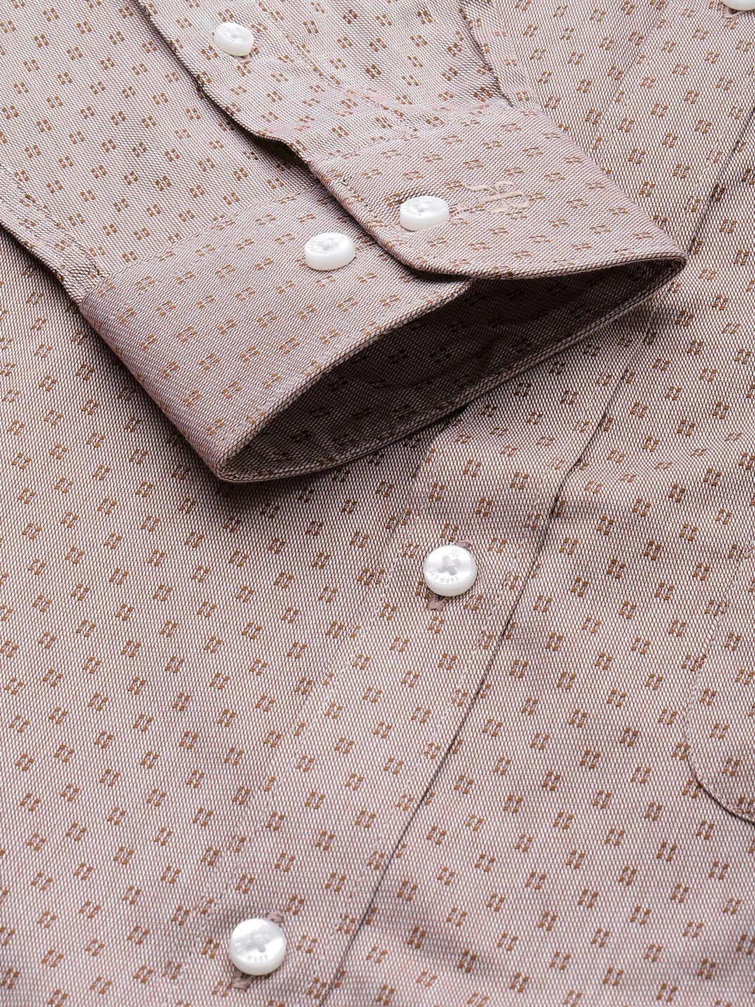 Raymond Textured Slim Fit Pure Cotton Formal Shirt - Image 3