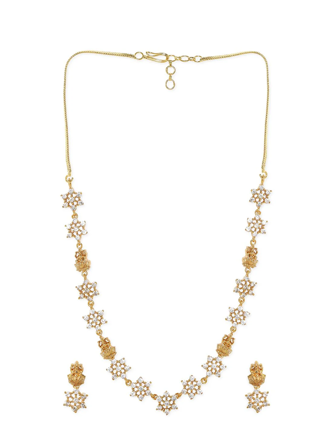 Rubans Gold-Plated AD Stone Jewellery Set - Image 5