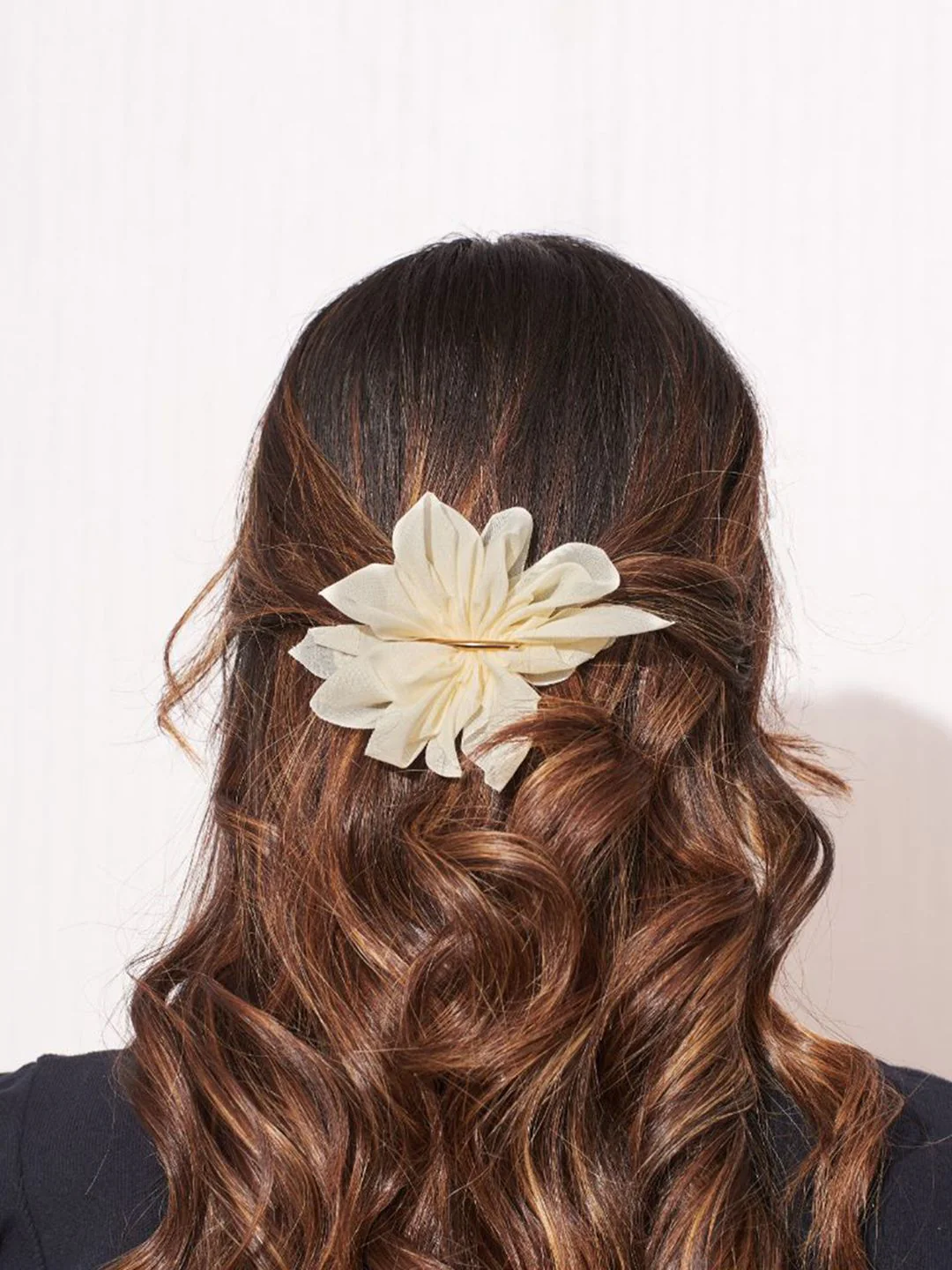 SALTY Bride Ruffle Hair Pin for Women & Girls - Image 6