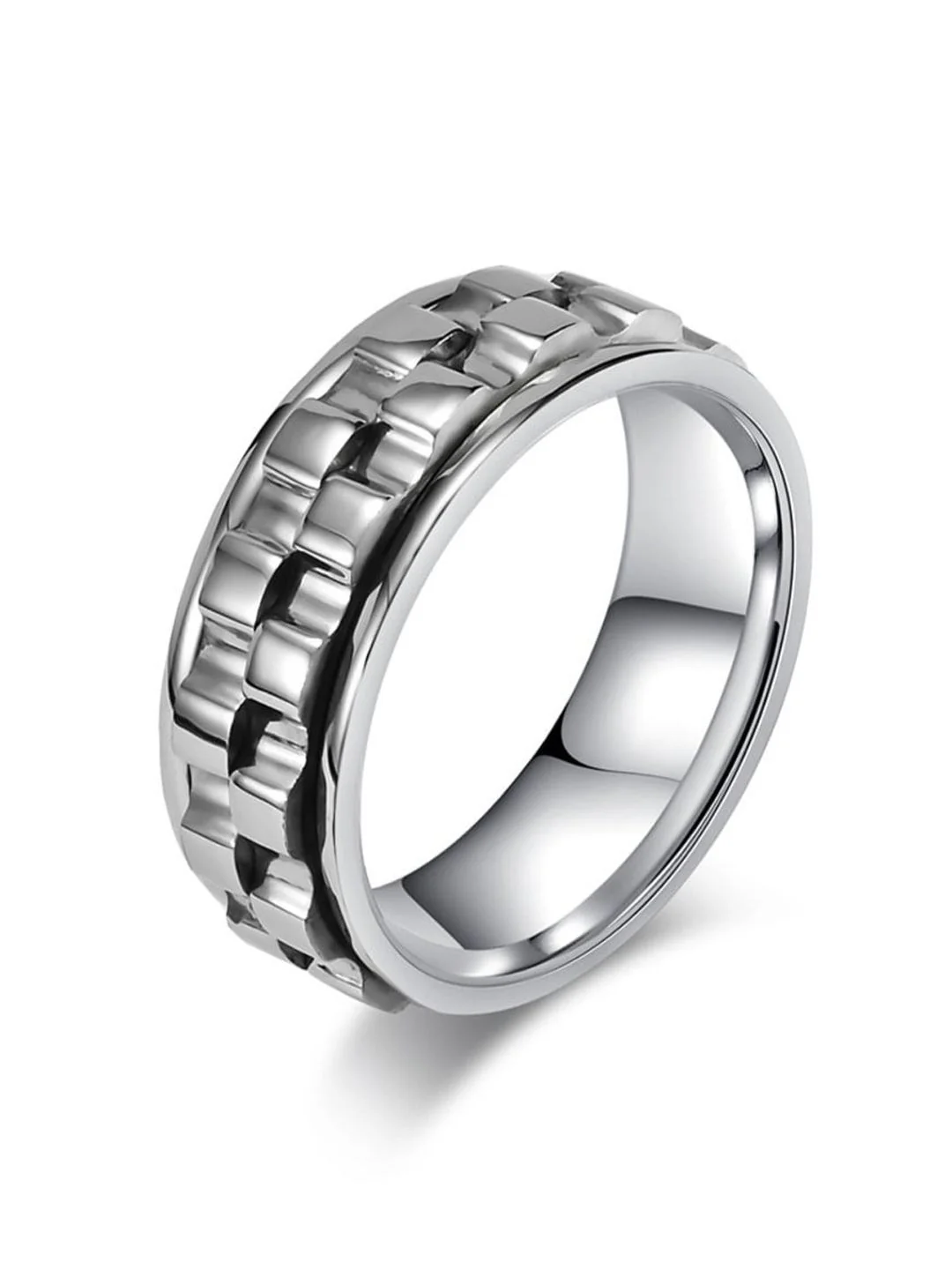 SALTY Men Stainless Steel Popeye Classic Finger Rings - Image 2