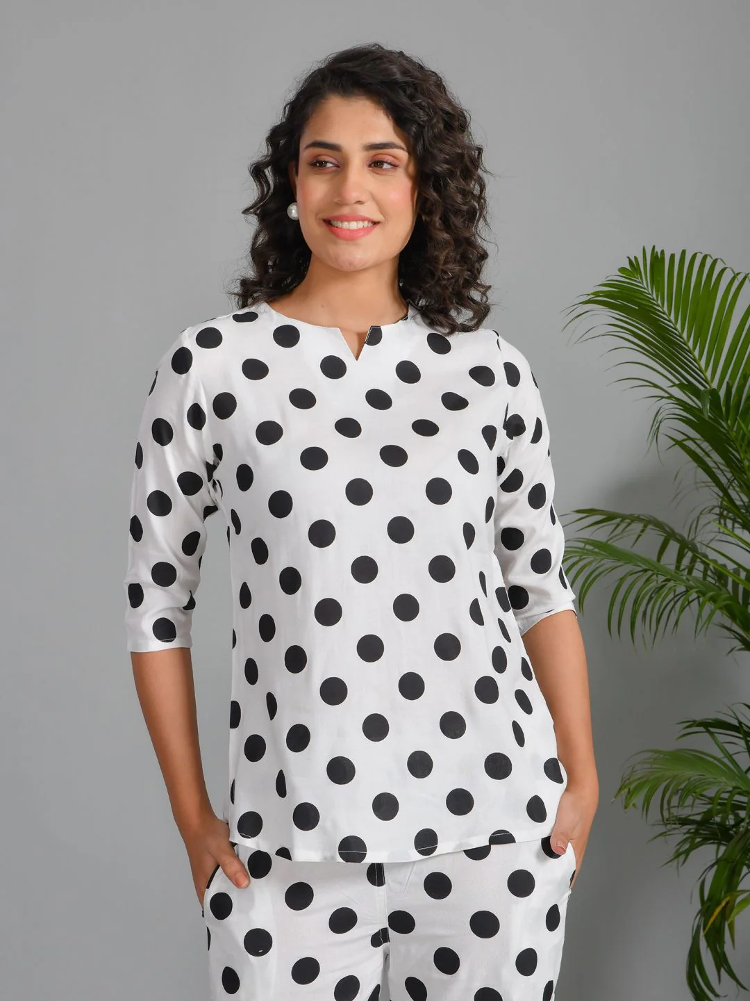 SANSKRUTIHOMES Printed Pattern Top With Trouser - Image 6