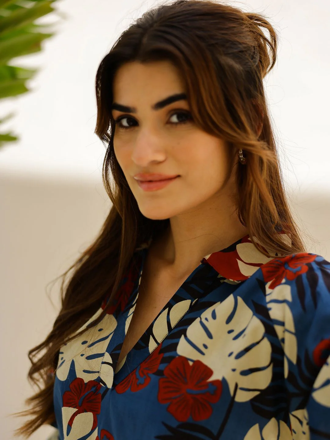 SANSKRUTIHOMES Tropical Printed Pure Cotton Night suit - Image 2