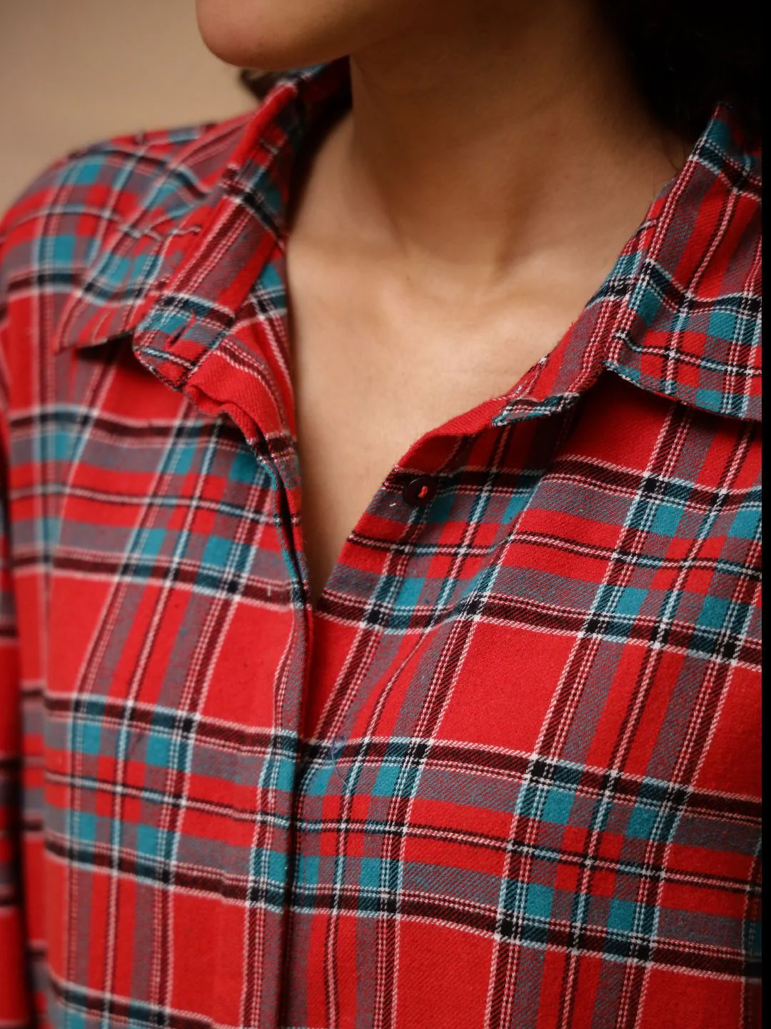 SANSKRUTIHOMES Women Checked Night suit - Image 2