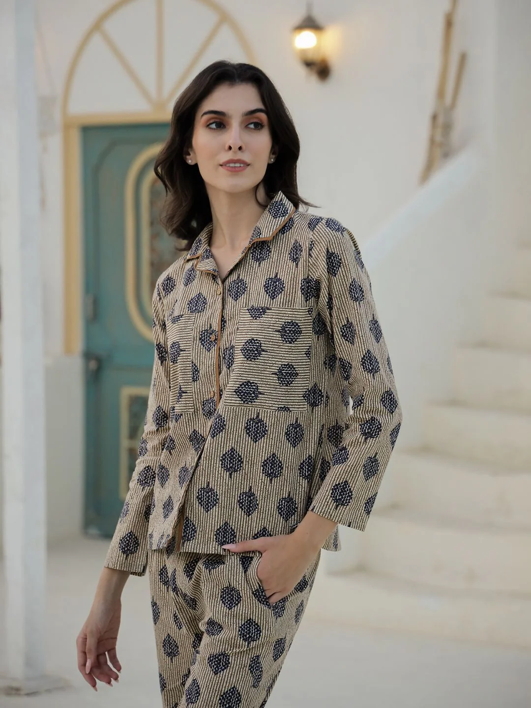 SANSKRUTIHOMES Women Printed Night suit - Image 6