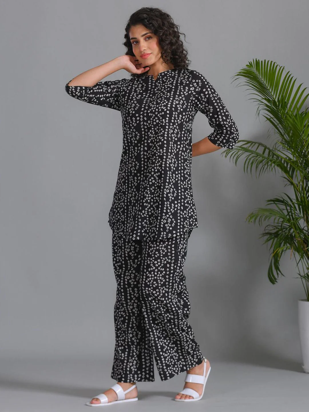 SANSKRUTIHOMES Women Printed Pure Cotton Night suit - Image 5
