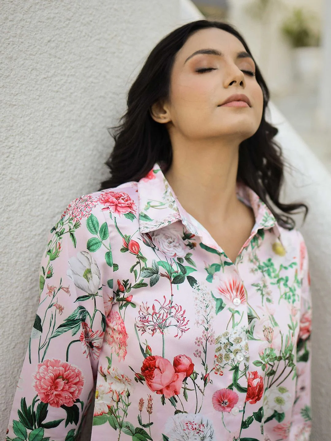 SANSKRUTIHOMES Women Printed Satin Night suit - Image 2