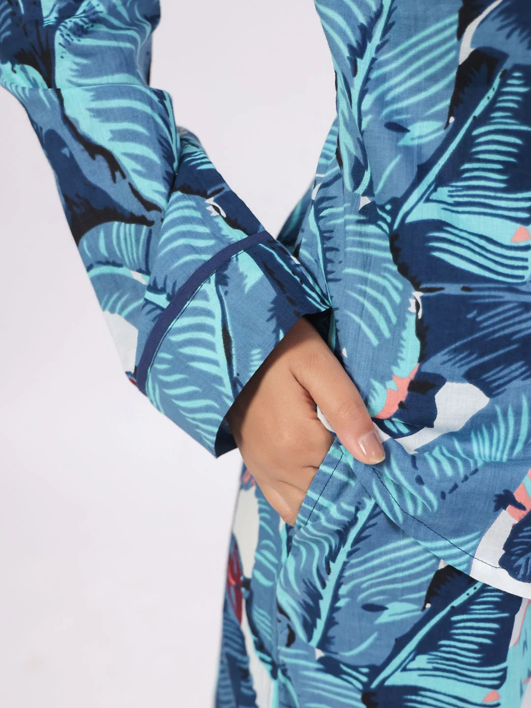 SANSKRUTIHOMES Women Tropical Printed Pure Cotton Night suit - Image 7