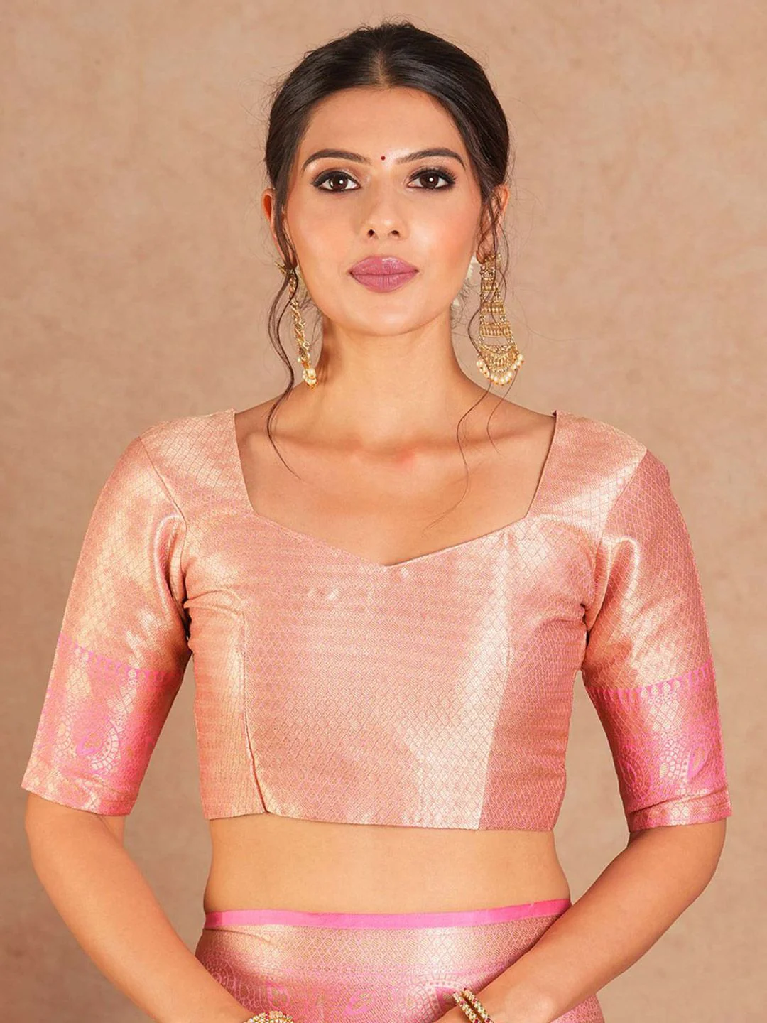 Saree mall Ethnic Motifs Zari Sungudi Sarees - Image 6