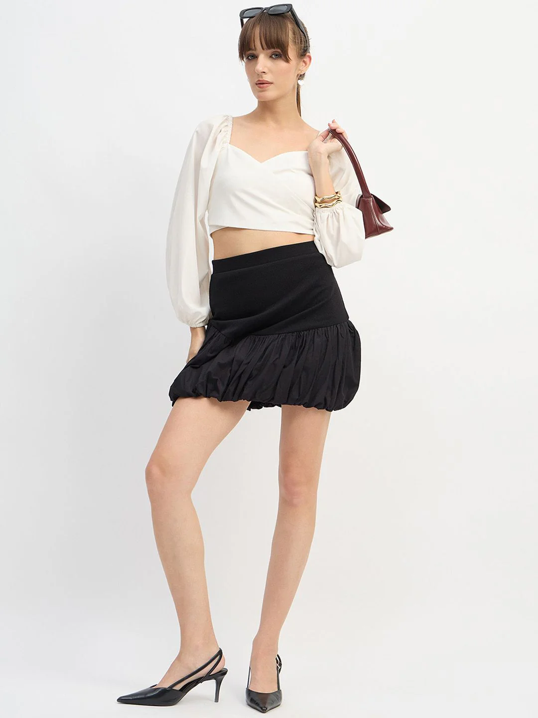 SASSAFRAS Balloon Mini Skirt - Image 5