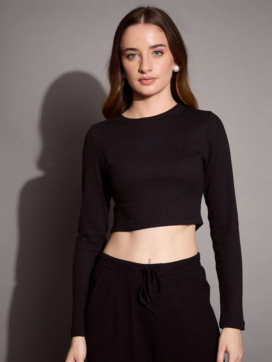 SASSAFRAS BASICS Cotton Crop Top