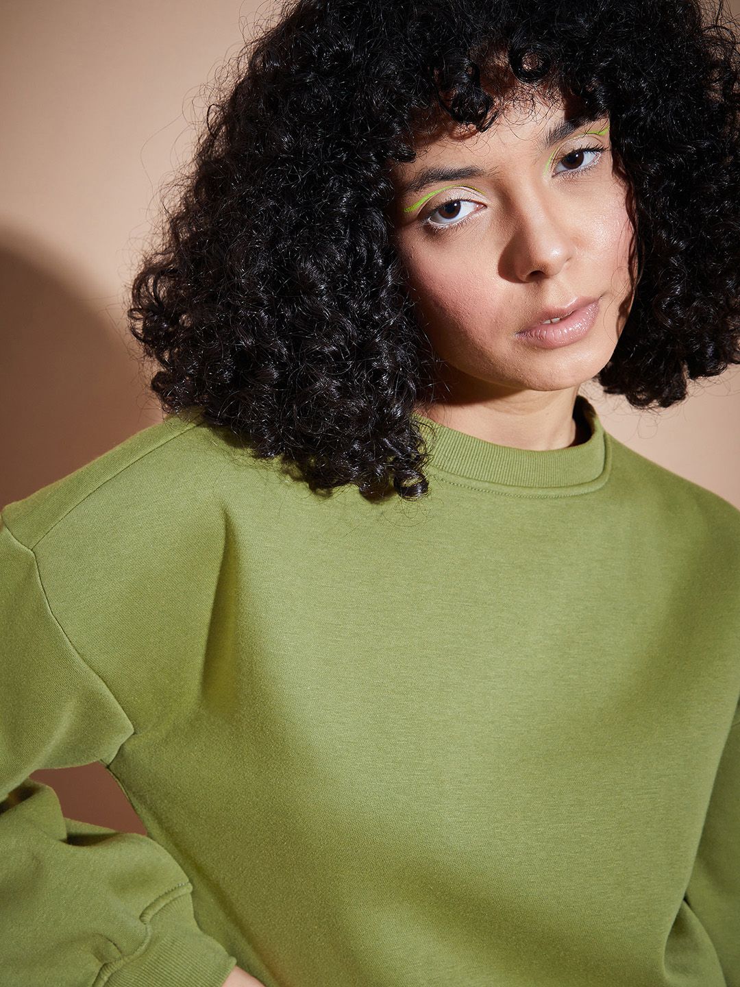 SASSAFRAS BASICS Fleece Oversized Sweatshirt With Joggers - Image 2