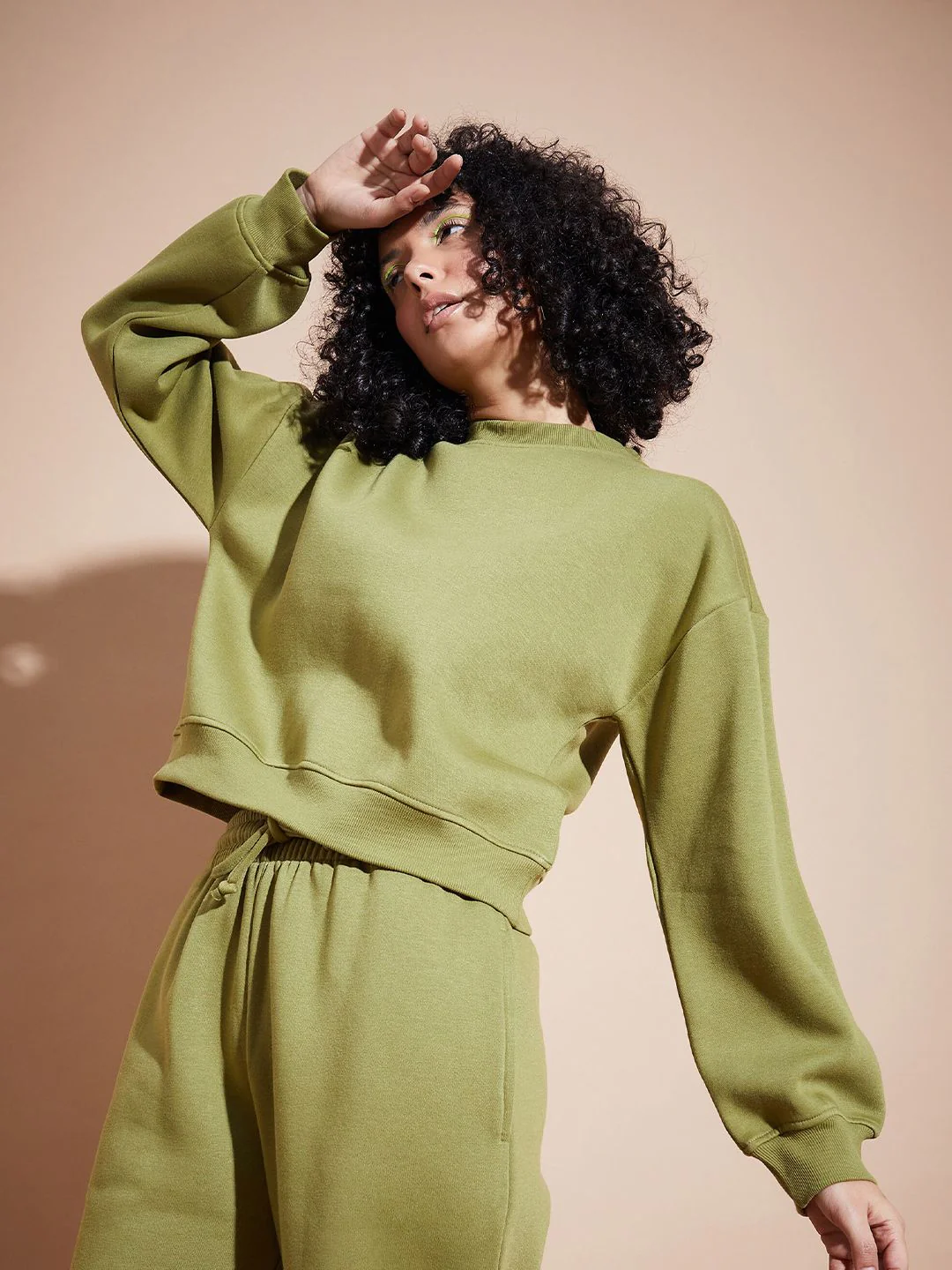 SASSAFRAS BASICS Round Neck Oversized Sweatshirt - Image 3