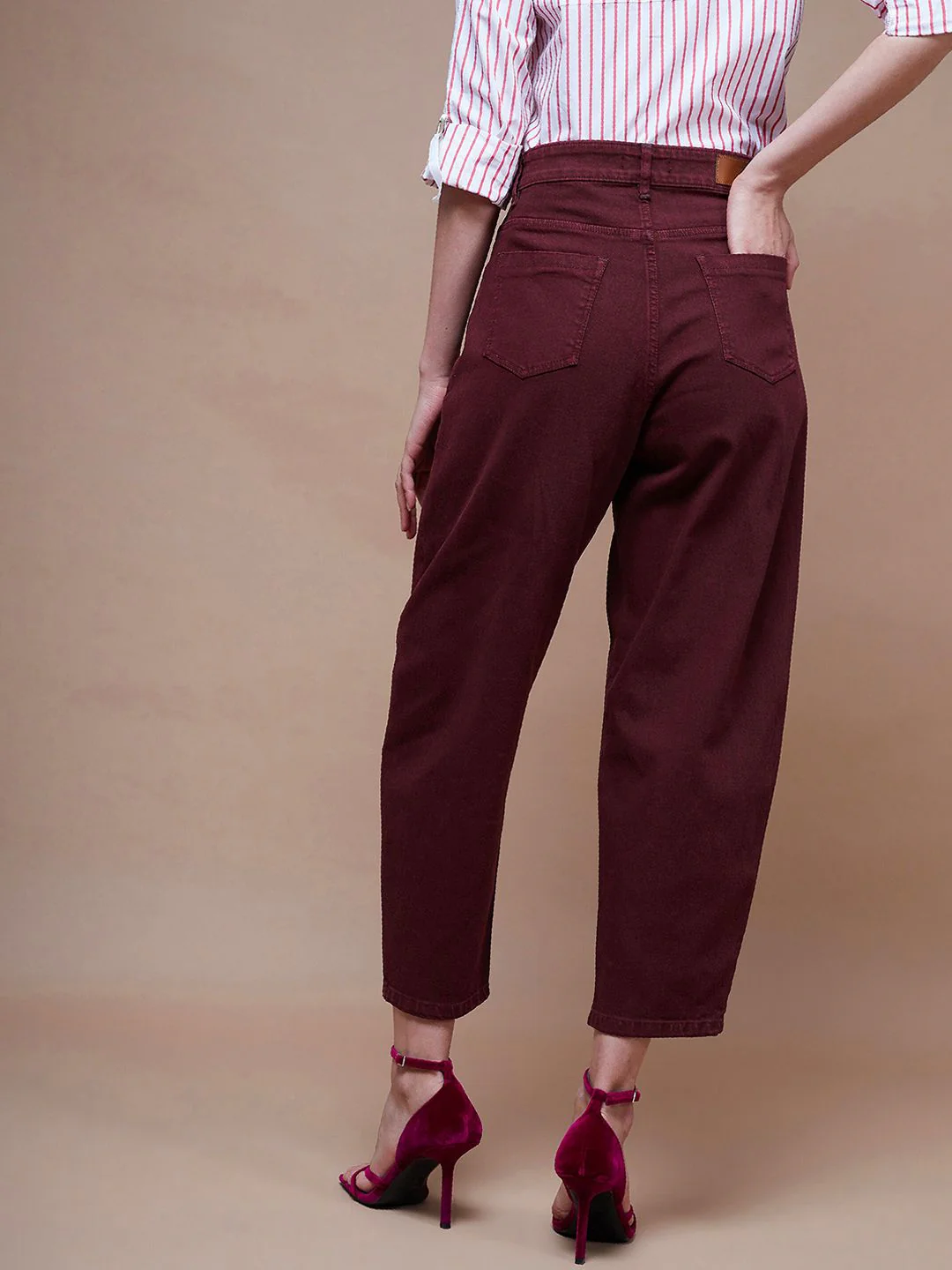 SASSAFRAS BASICS Women Anti Relaxed Fit Stretchable Jeans - Image 5