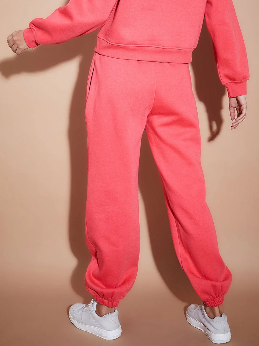 SASSAFRAS BASICS Women Relaxed Fit Fleece Joggers - Image 3