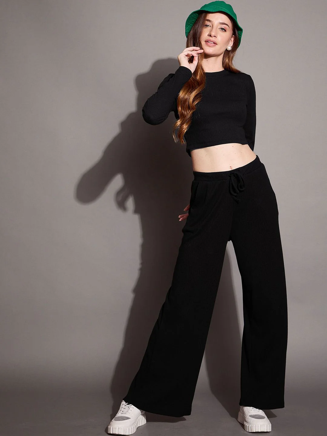 SASSAFRAS BASICS Women Solid Relaxed Fit Track Pants - Image 4