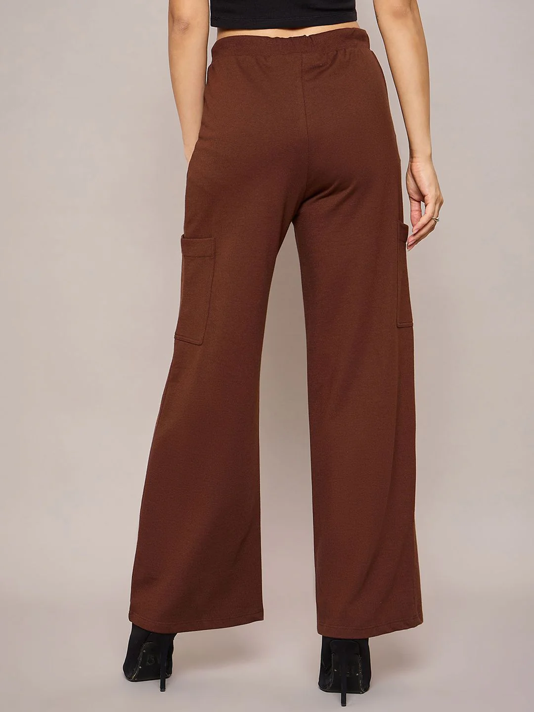 SASSAFRAS BASICS  Women Wide Leg Track Pants - Image 3