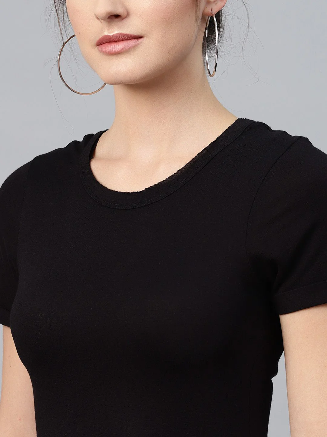 SASSAFRAS Black Styled Back Maxi Dress - Image 2