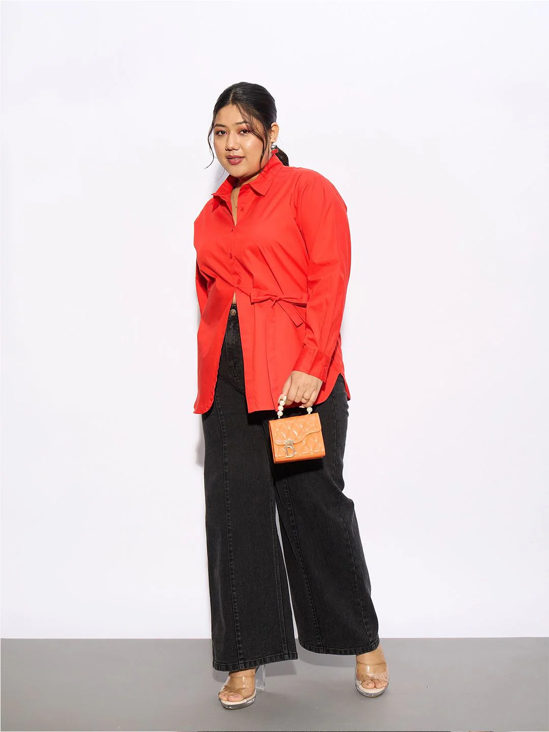 SASSAFRAS Curve Plus Size Pure Cotton Casual Shirt - Image 6
