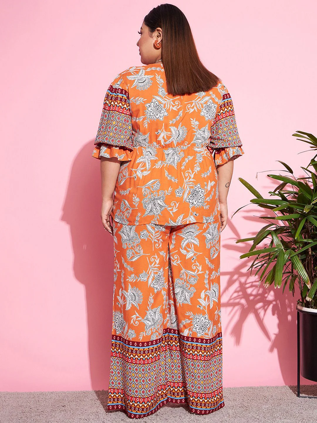 SASSAFRAS Curve Printed Top With Trousers - Image 4