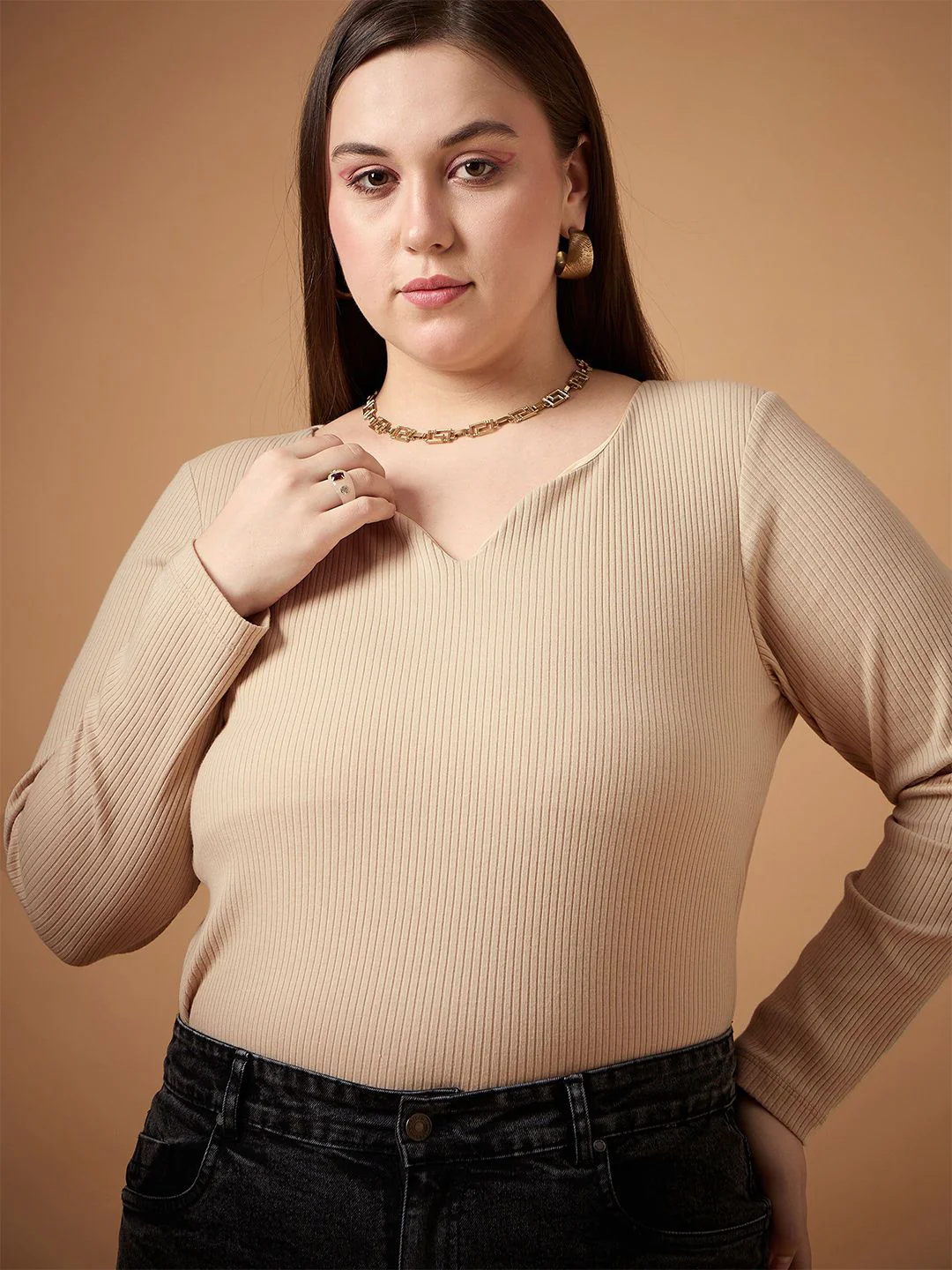 SASSAFRAS Curve Sweetheart Neck Top - Image 2