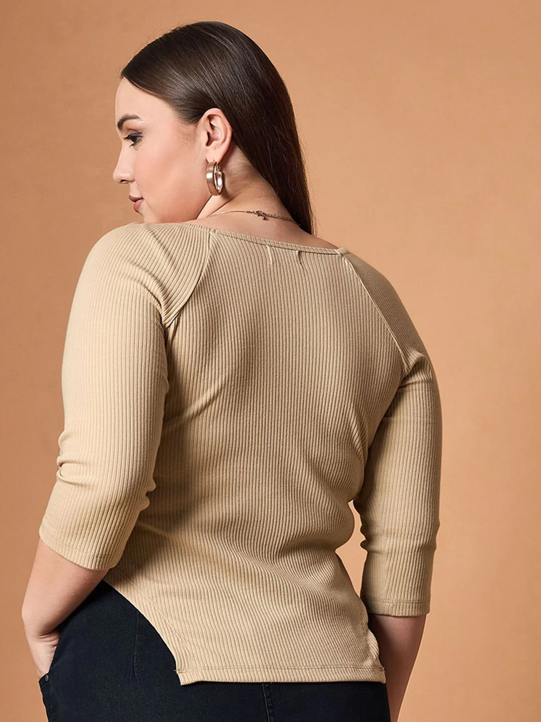 SASSAFRAS Curve Sweetheart Neck Top - Image 4