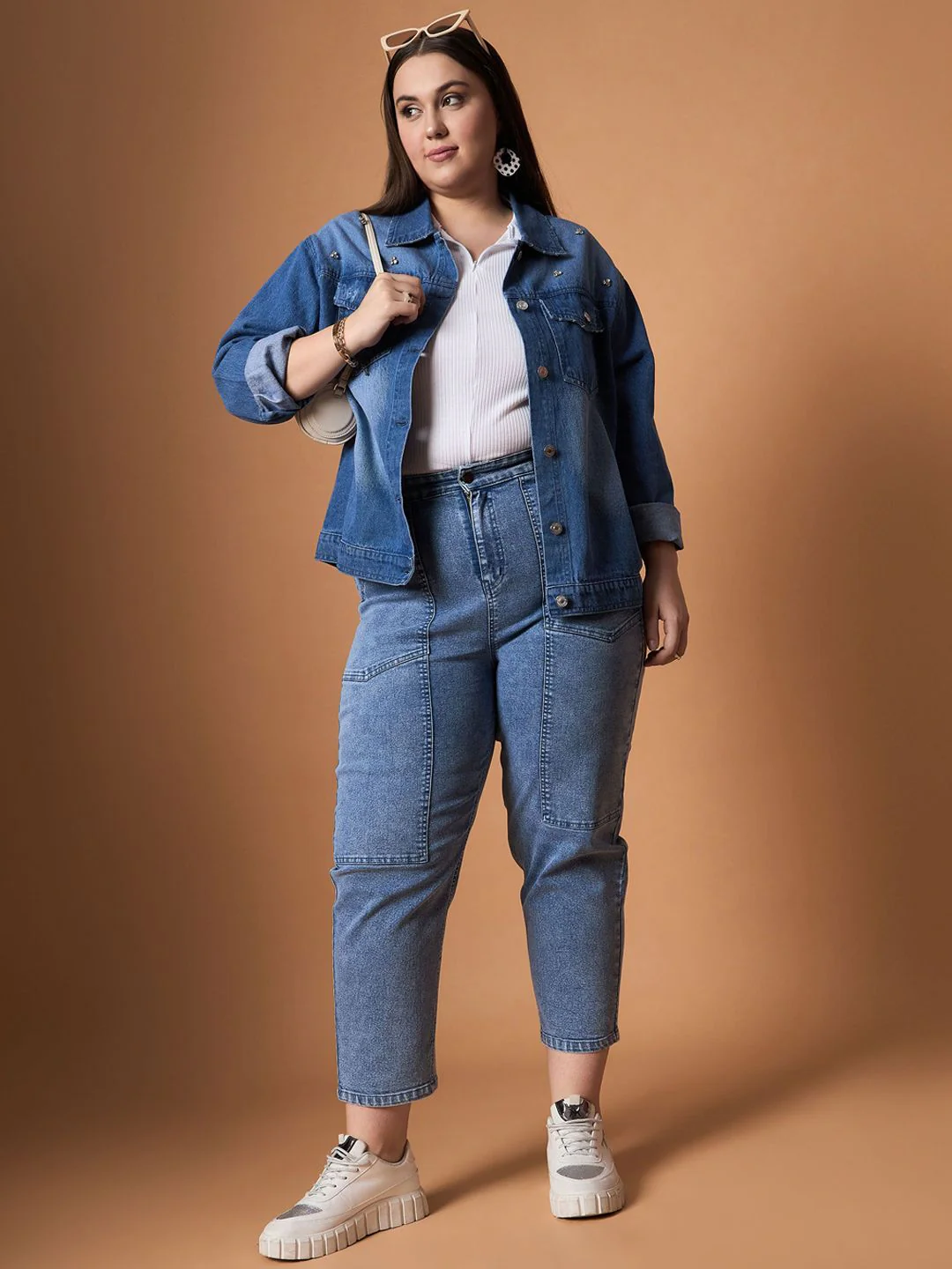 SASSAFRAS Curve Women Denim Jacket - Image 4