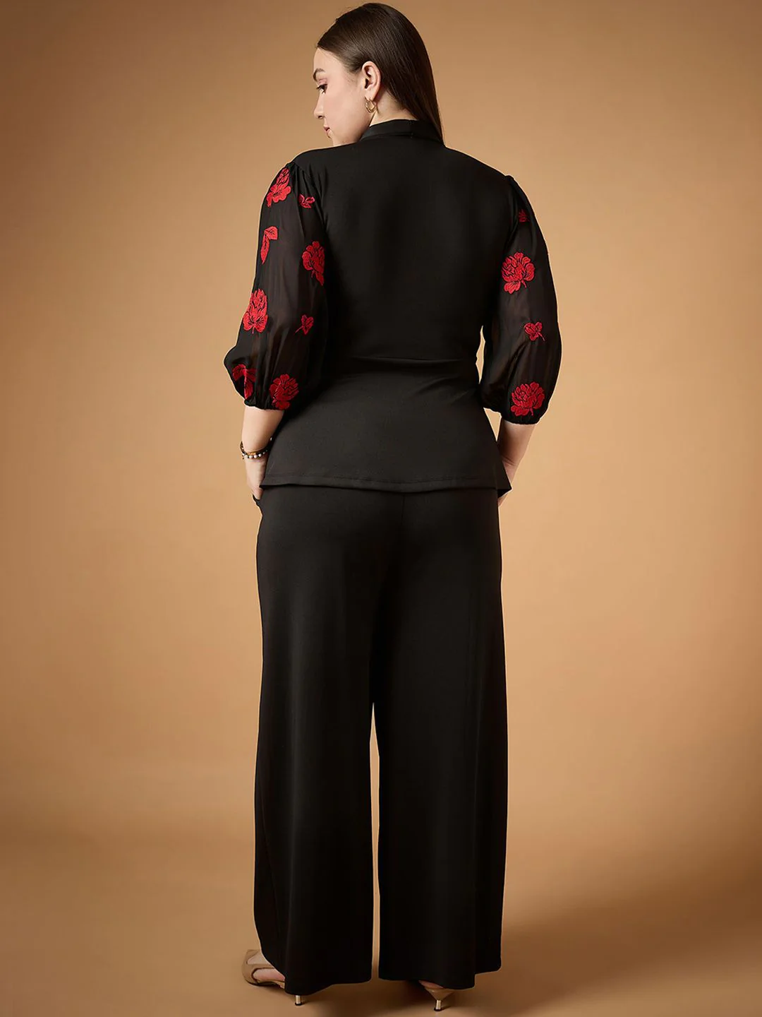SASSAFRAS Embroidered Top With Trouser Co-Ords - Image 4