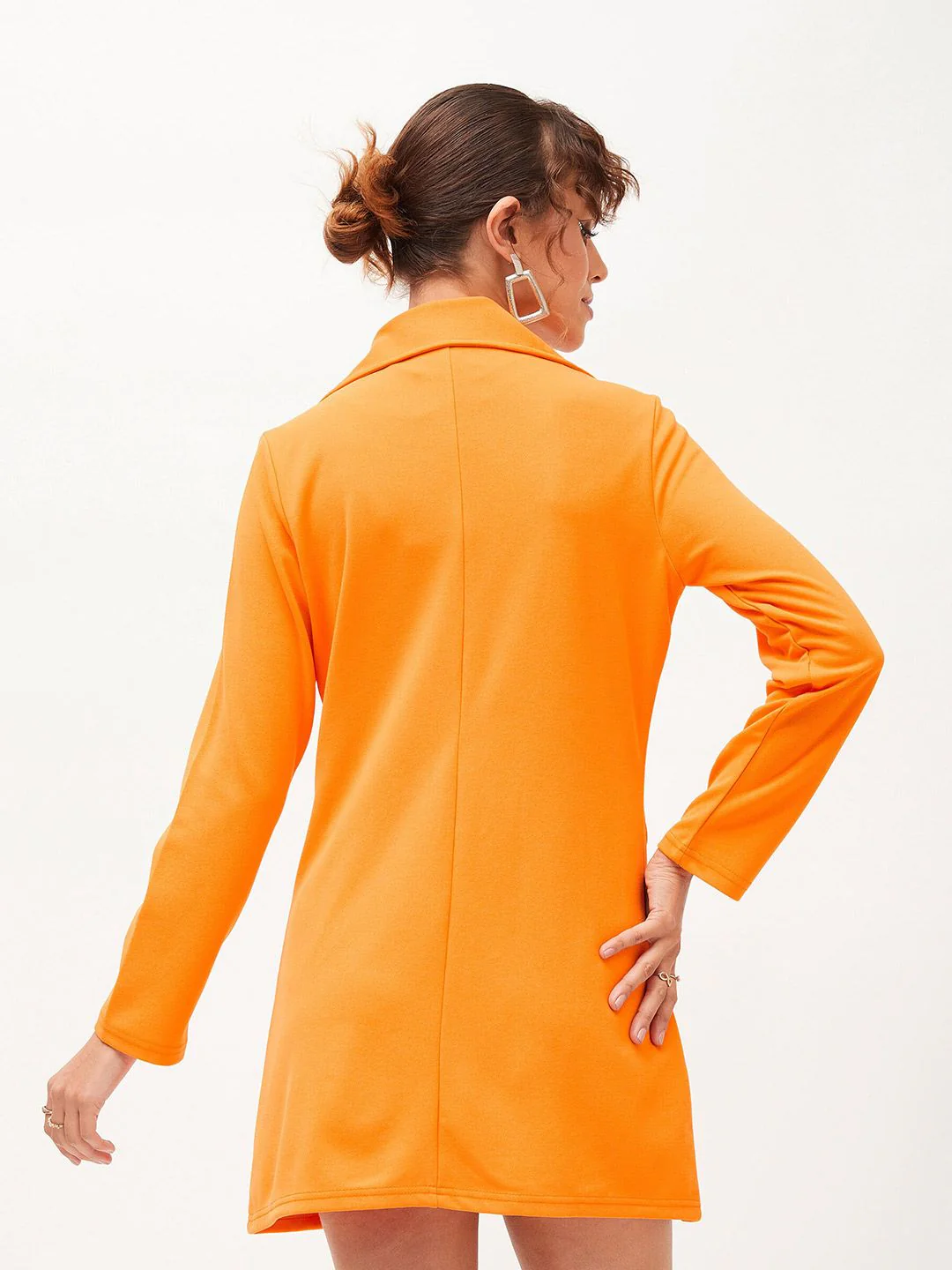 SASSAFRAS Shirt Collar Blazer Dress - Image 5