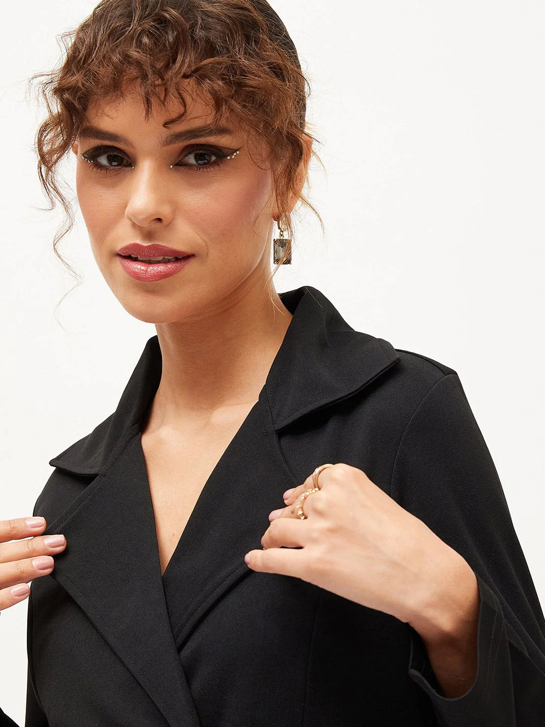 SASSAFRAS Shirt Mini Blazer Dress - Image 2