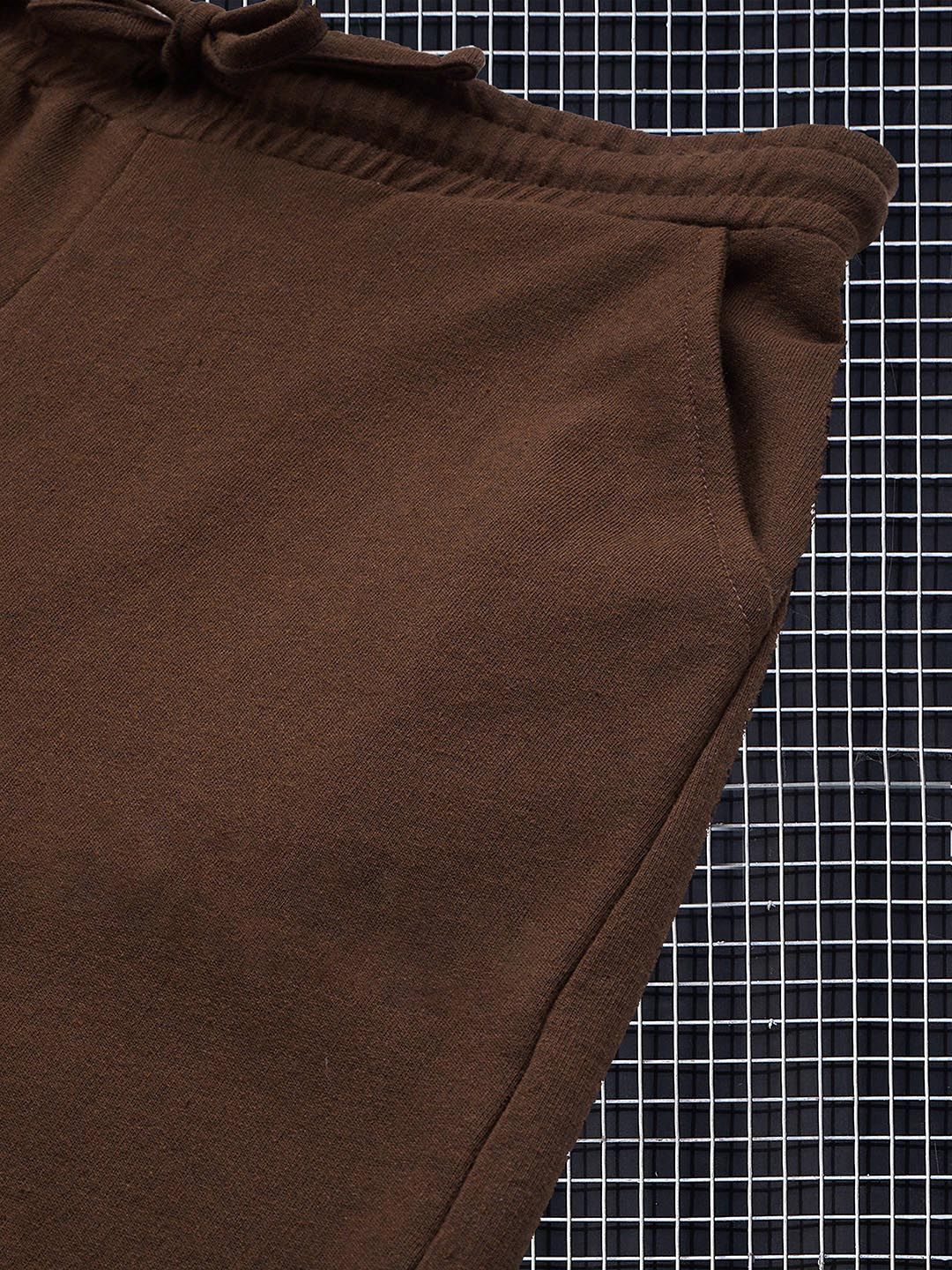 SASSAFRAS Women Brown Cotton Relaxed fit Track Pants - Image 6