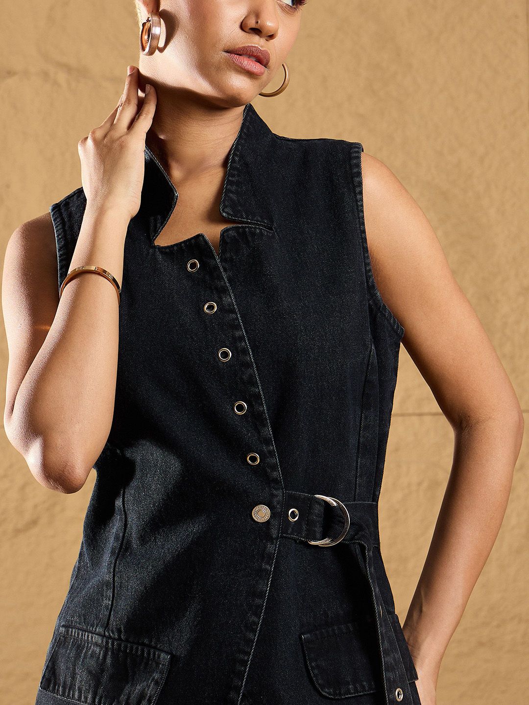 SASSAFRAS Women Denim Jacket - Image 2