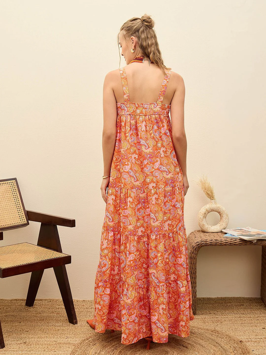 SASSAFRAS Women Maxi Midi Dress - Image 4