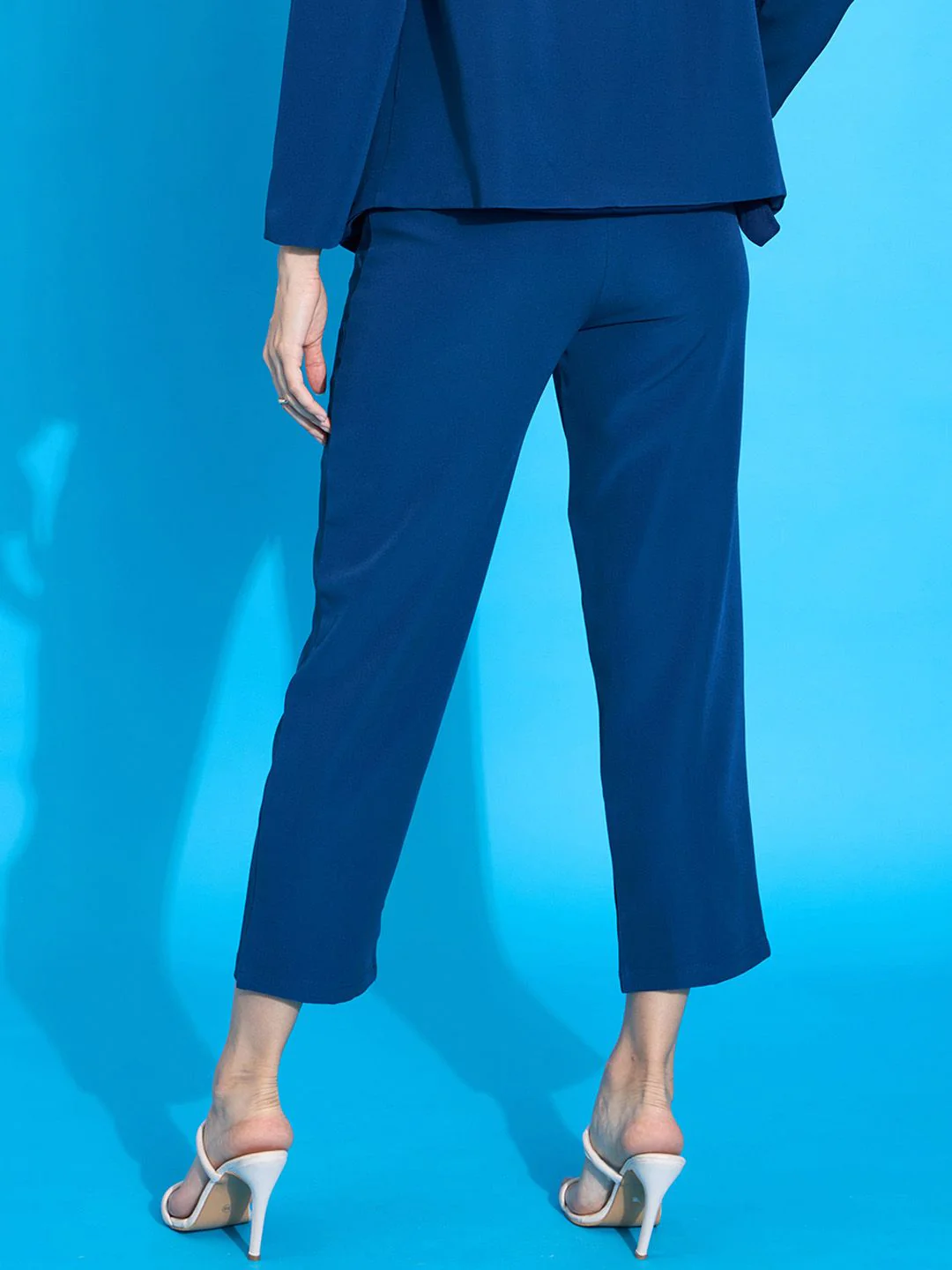 SASSAFRAS worklyf Women Regular Fit High-Rise Trousers - Image 3