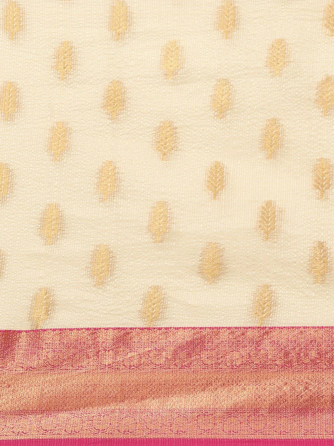 Silk Land Floral Zari Tissue Mysore Silk Saree - Image 5