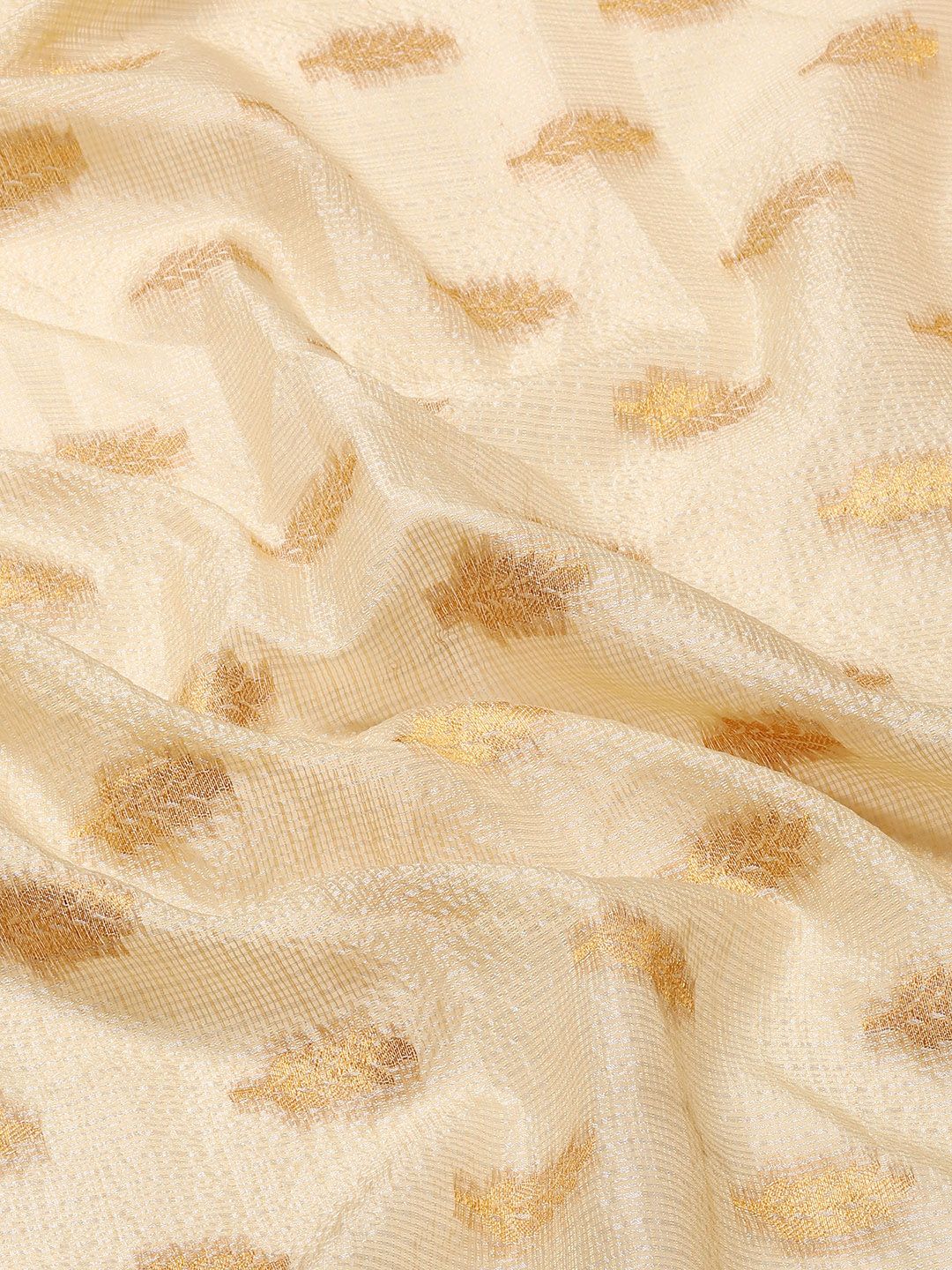 Silk Land Floral Zari Tissue Mysore Silk Saree - Image 6