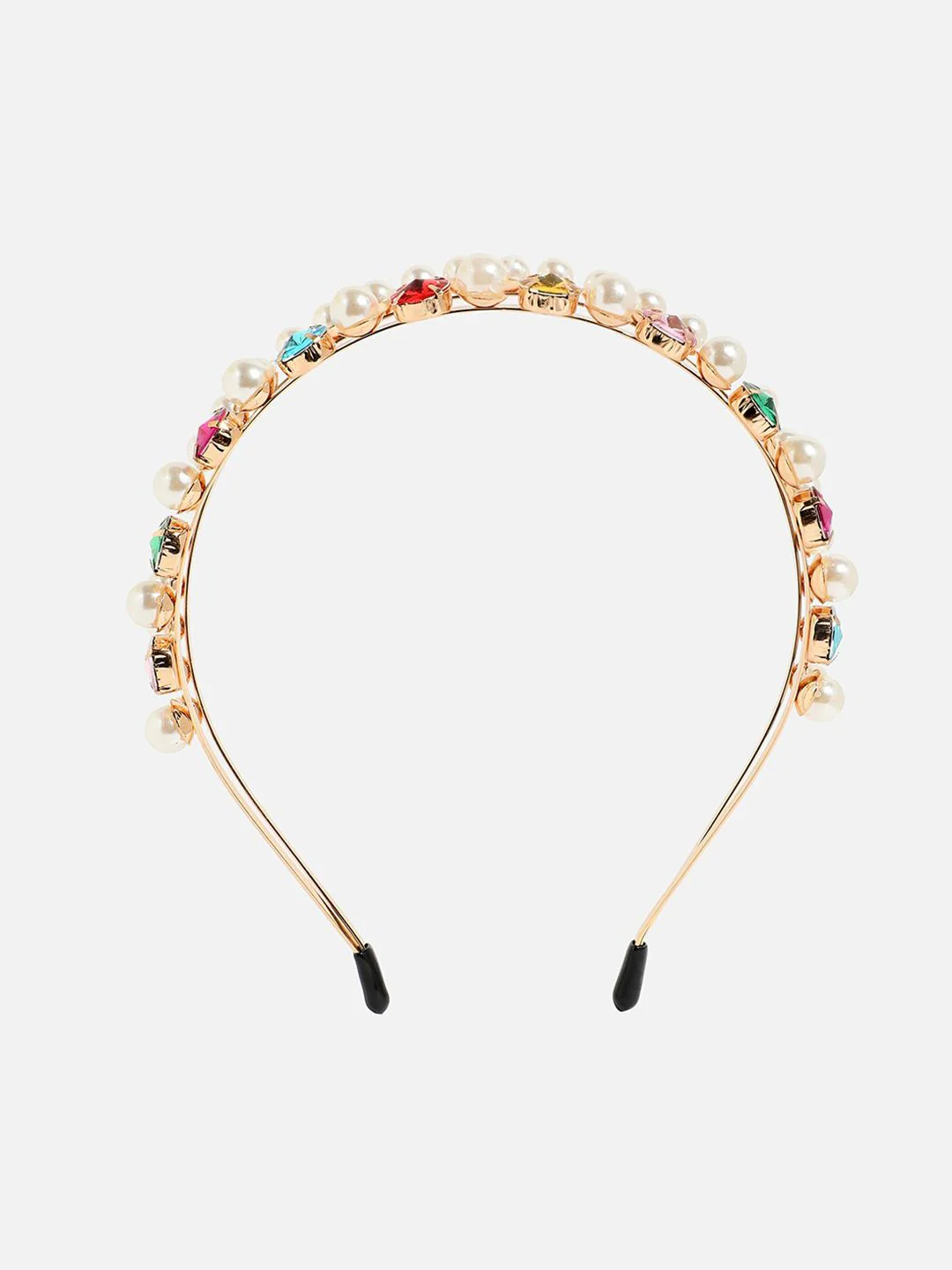 SOHI Beads & Stones Embellished Hairband - Image 3