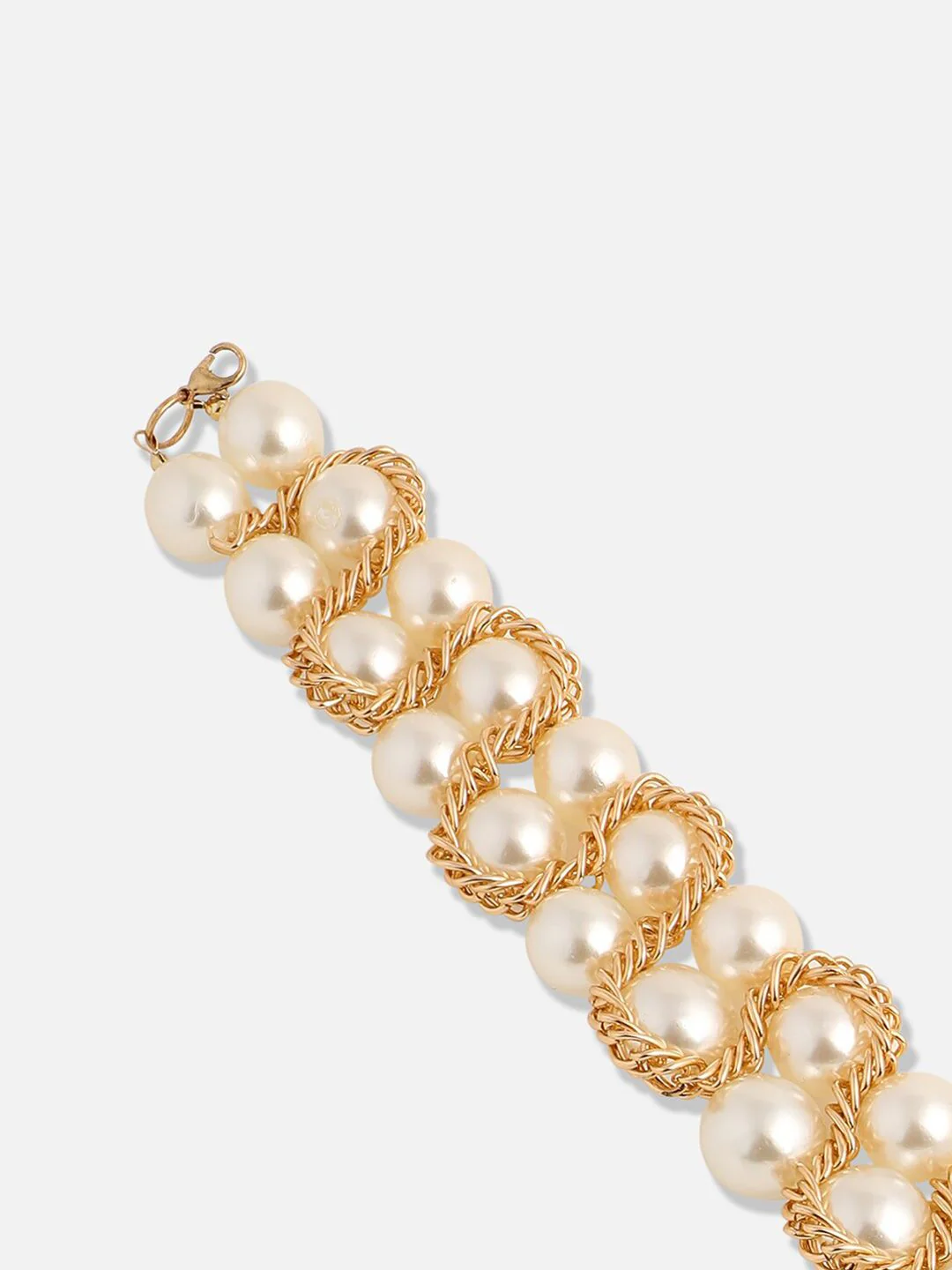 SOHI Gold-Plated Beaded Necklace - Image 5
