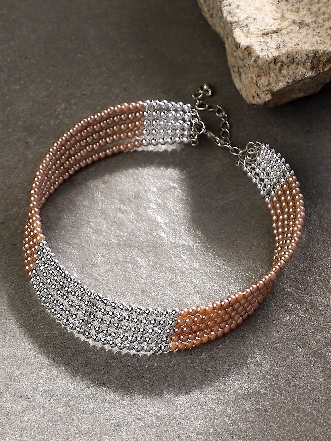 SOHI Women Brown Necklace and Chains