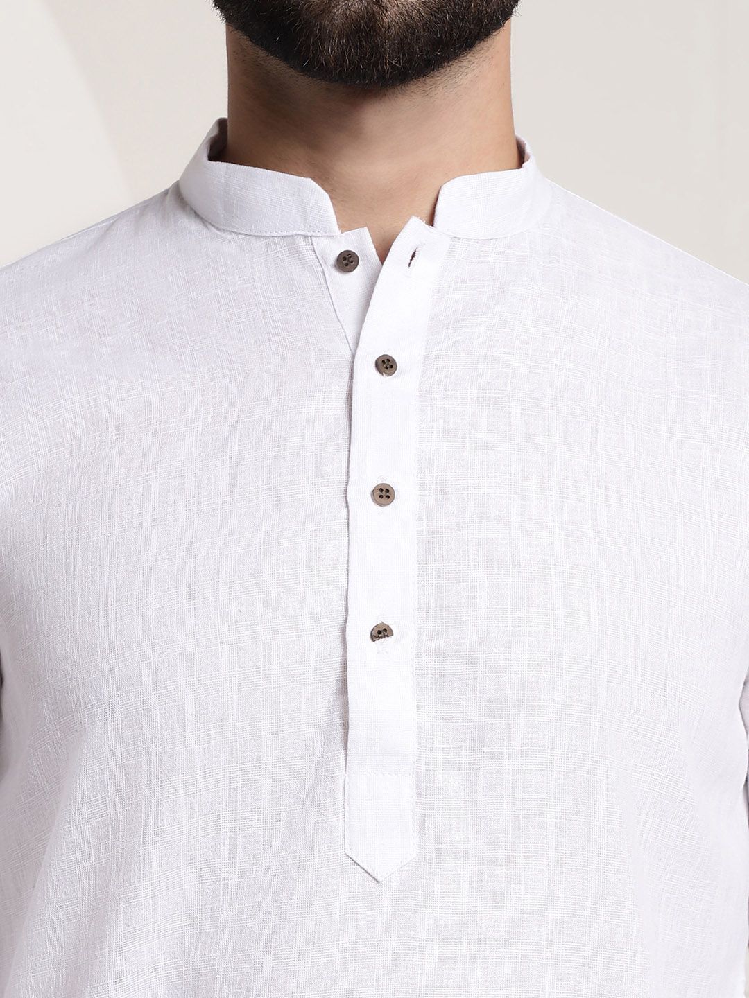 SOJANYA Ethnic Motifs Checked Kurta - Image 2