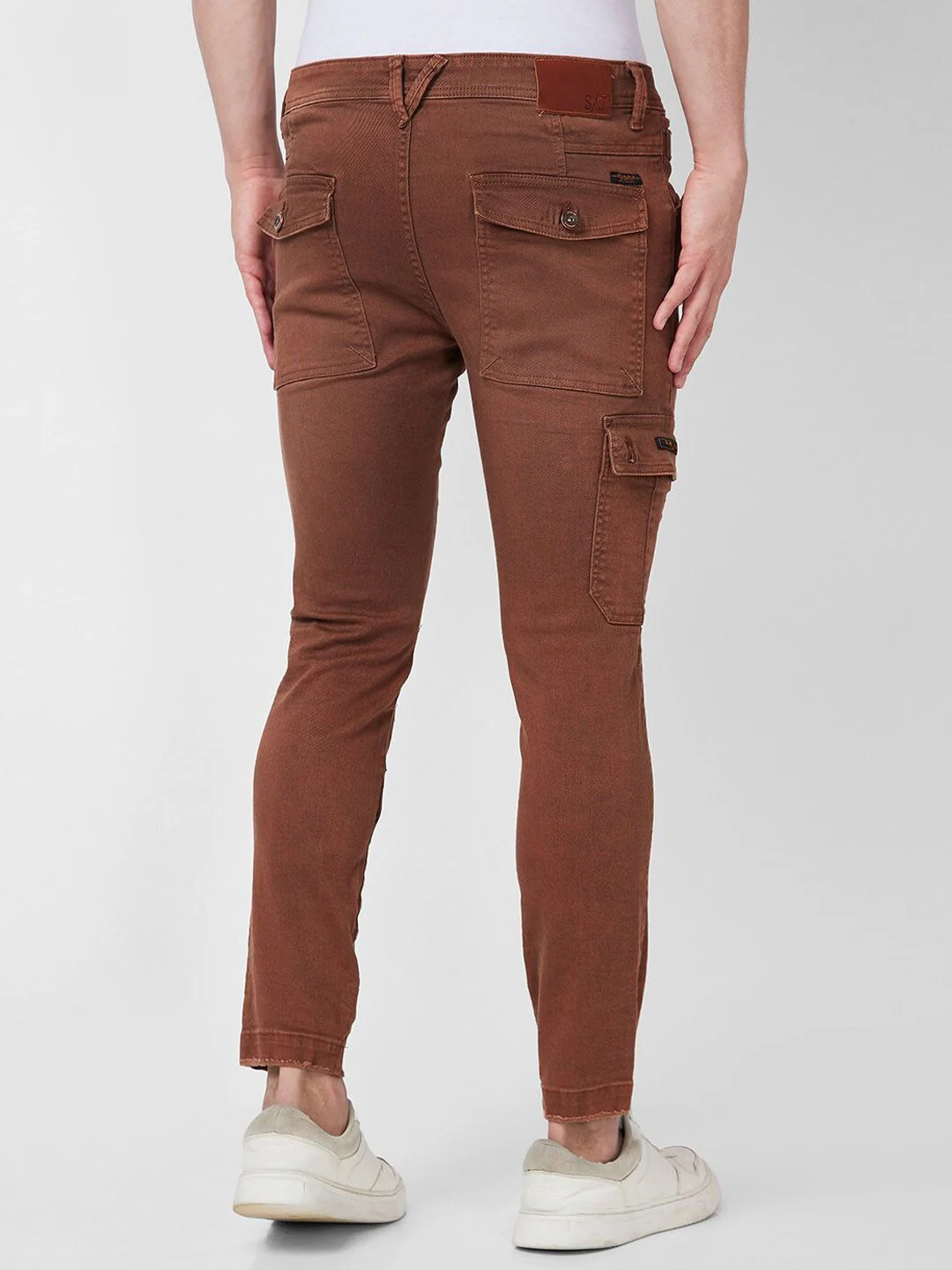 SPYKAR Men Clean Look Mid-Rise Cotton Jeans - Image 3