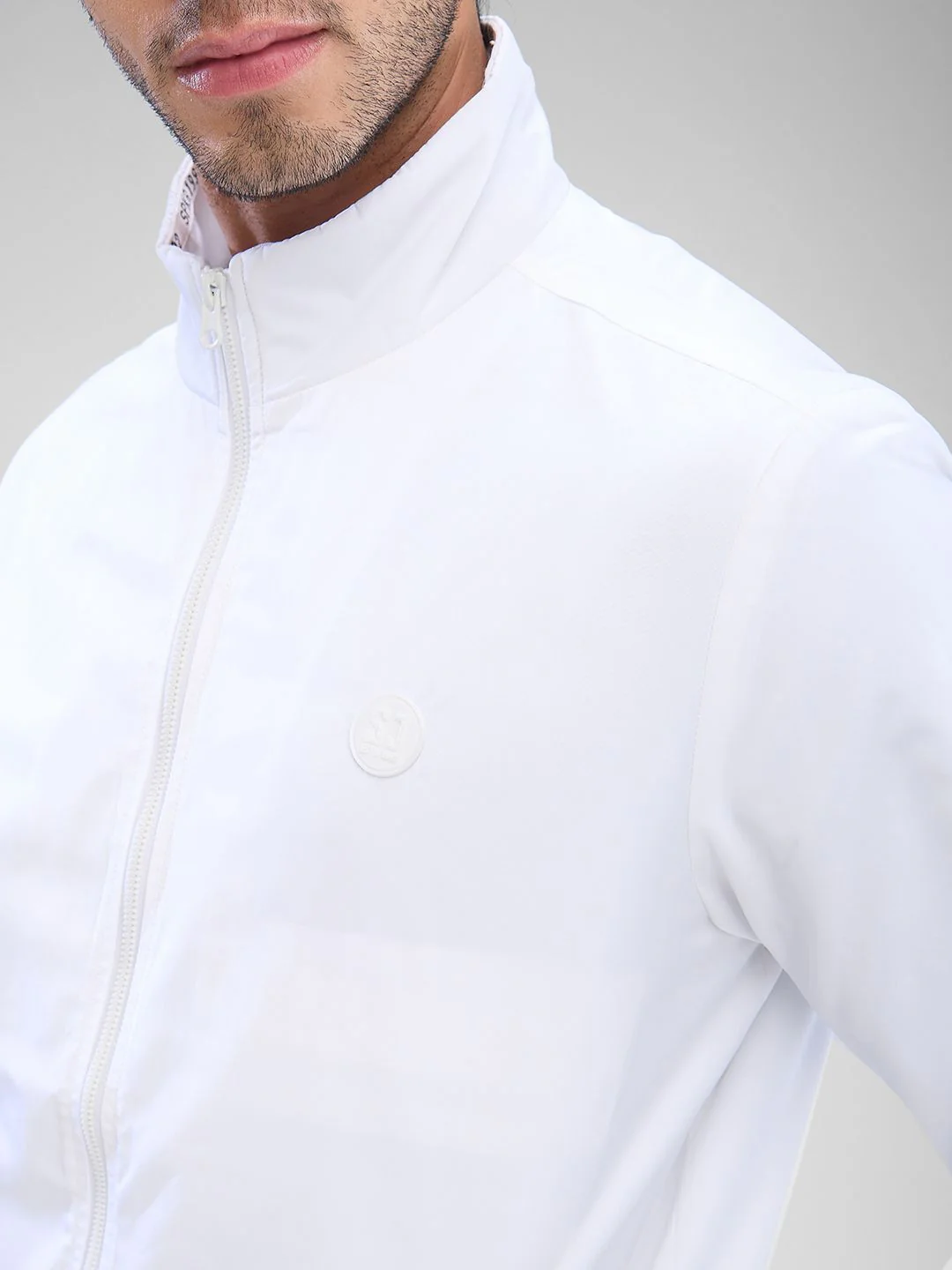 SPYKAR Men Full Sleeve Regular Fit Solid Bomber Jacket - Image 2