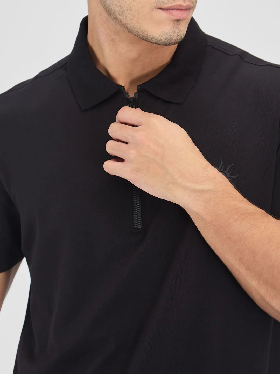 SPYKAR Men Polo Collar Slim Fit T-shirt - Image 2