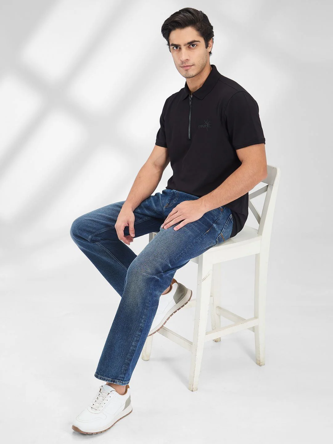 SPYKAR Men Polo Collar Slim Fit T-shirt - Image 4