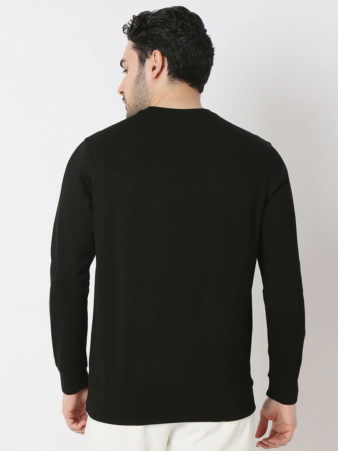 SPYKAR Men Round Neck Long Sleeves Sweatshirt - Image 4