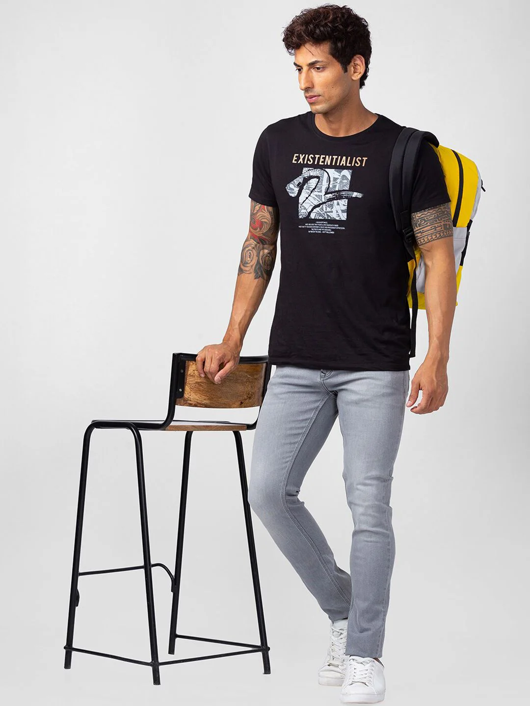 SPYKAR Men Slim Fit Low-Rise Heavy Fade Cotton Jeans - Image 4